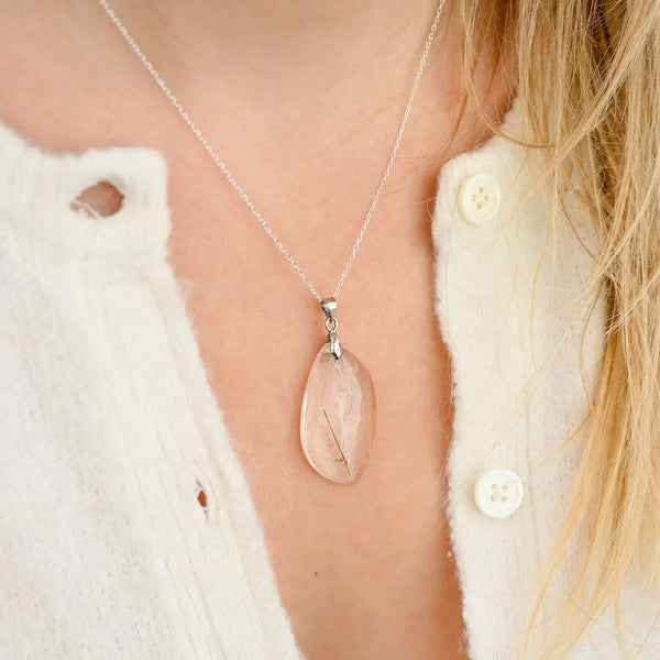 Pendentif quartz rutile
