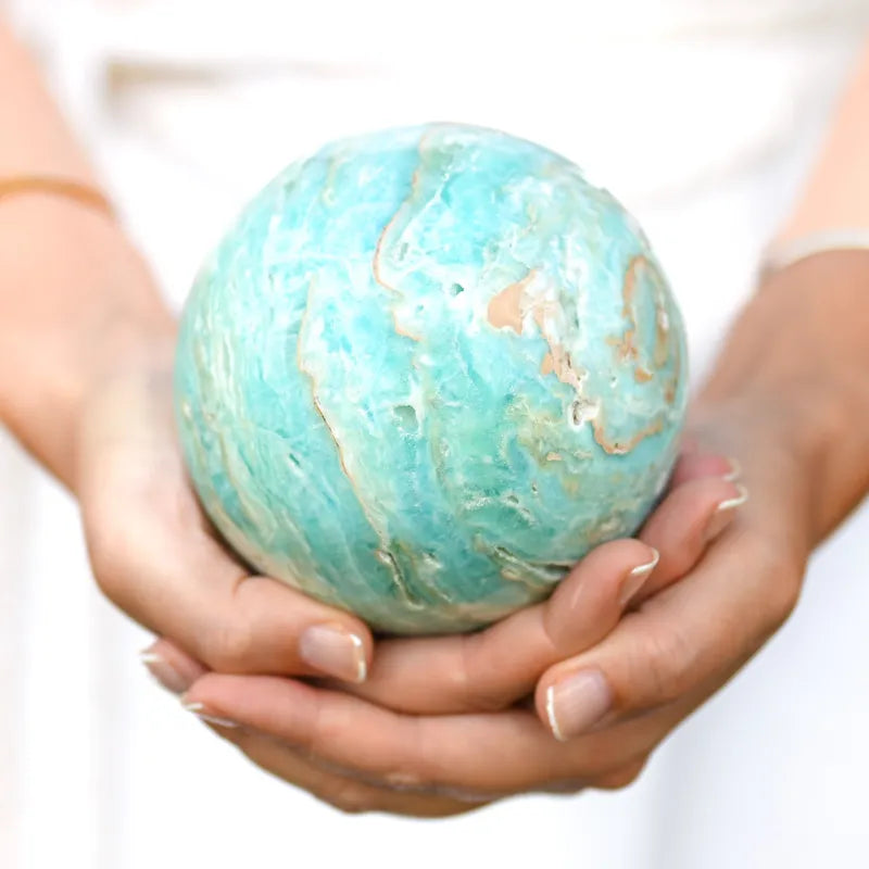 Pierre Aragonite Bleue