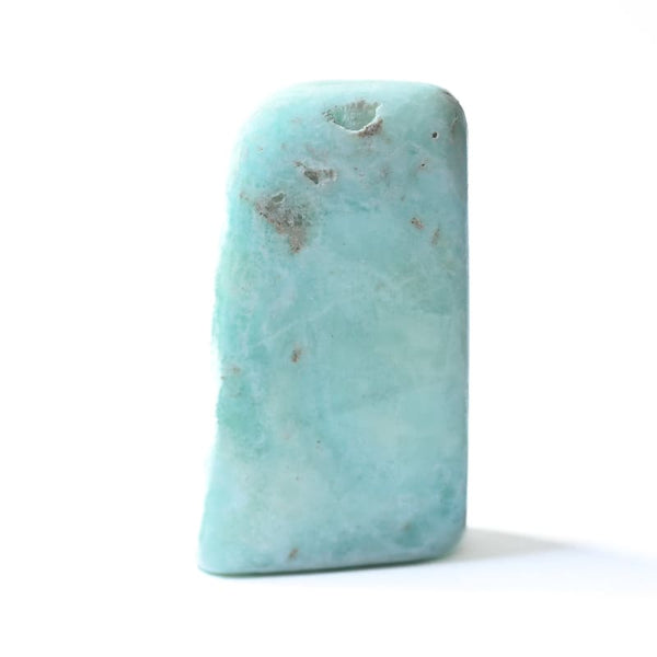 Pendentif Aragonite Bleue 49 Carats - Pierre Naturelle Du Mexique, Cabochon, Neuf Avec étiquettes