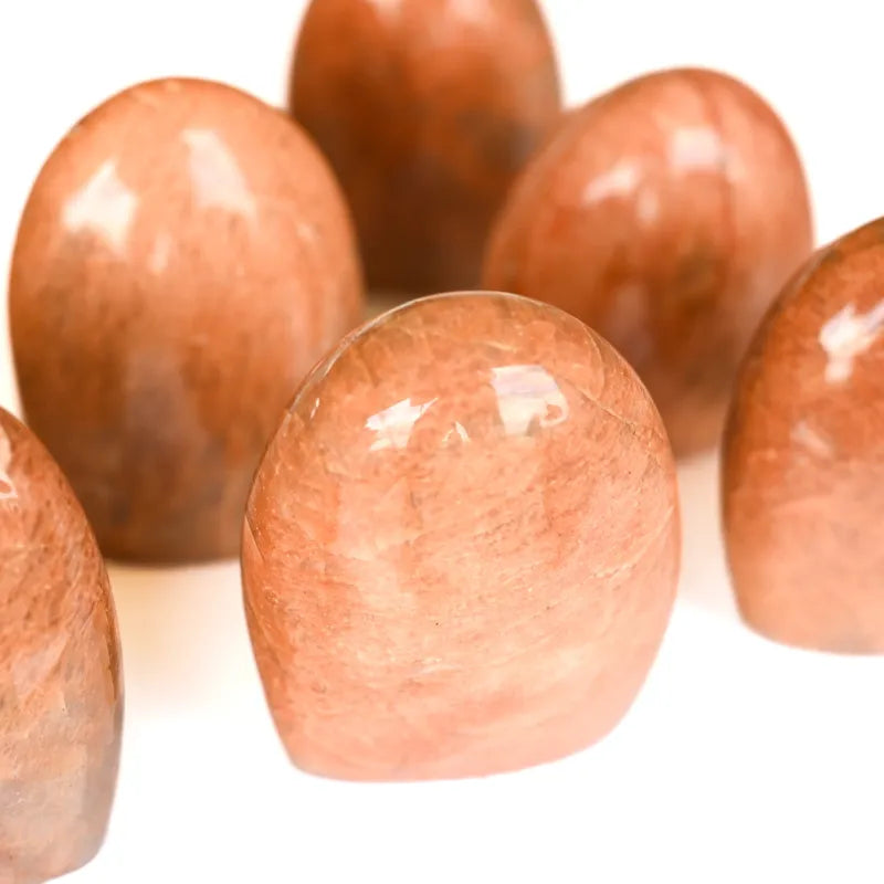 Pierre de Lune Orange - Forme libre