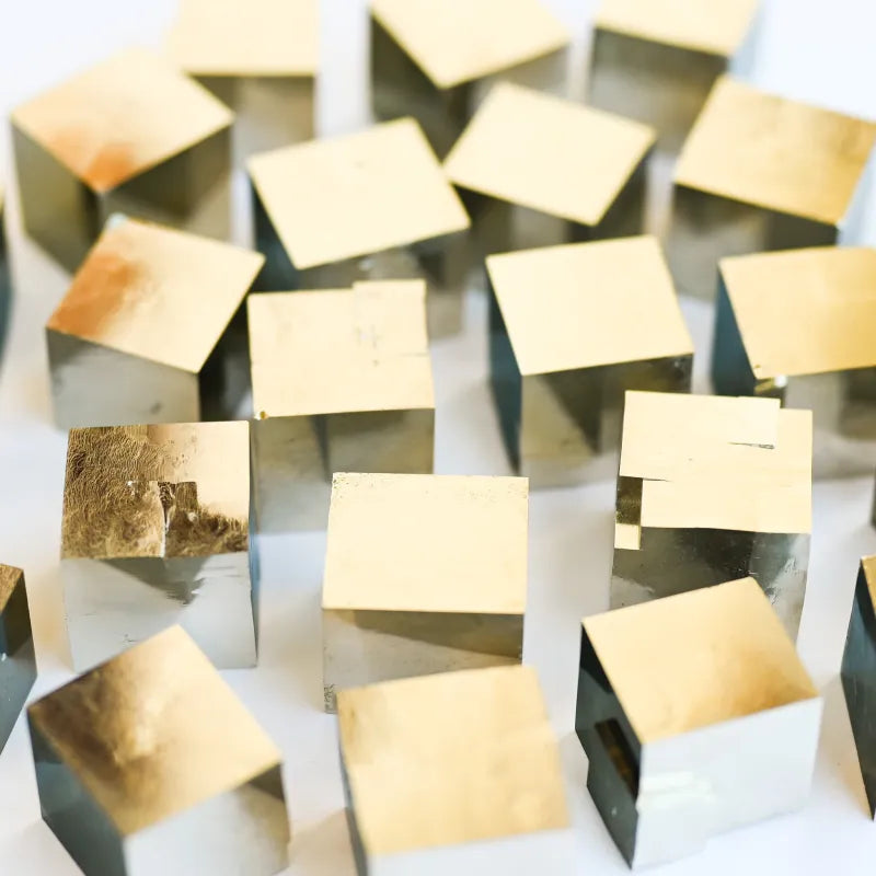 Pyrite cube