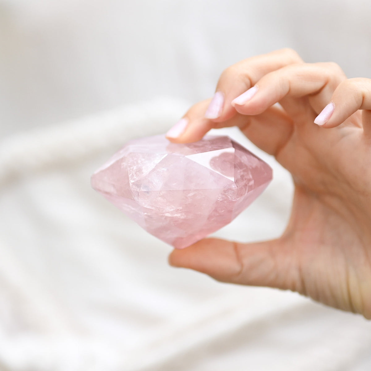 Quartz rose - Diamant
