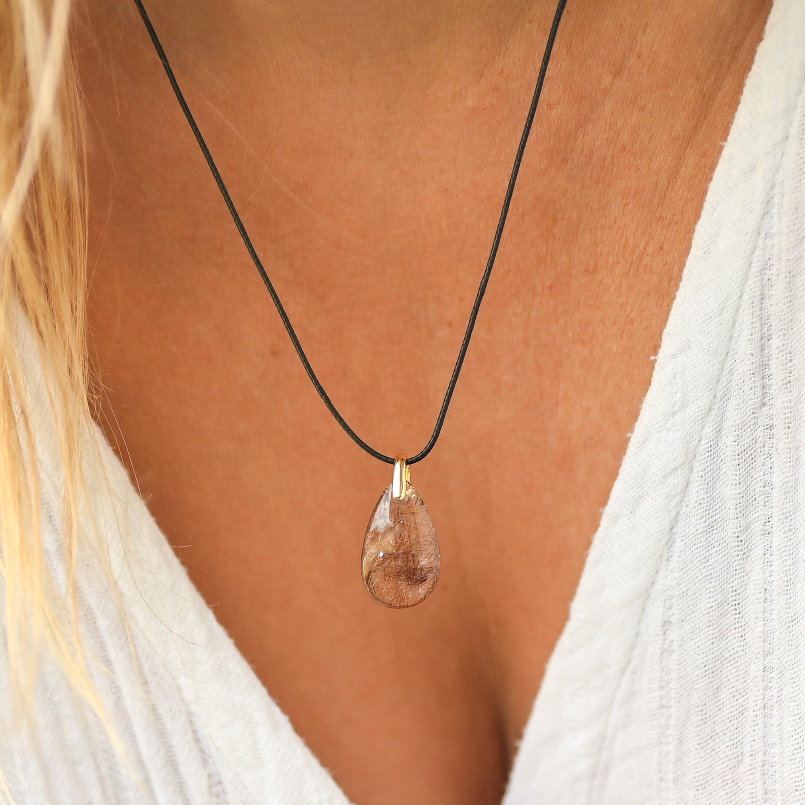 Quartz Rutile Pendentif