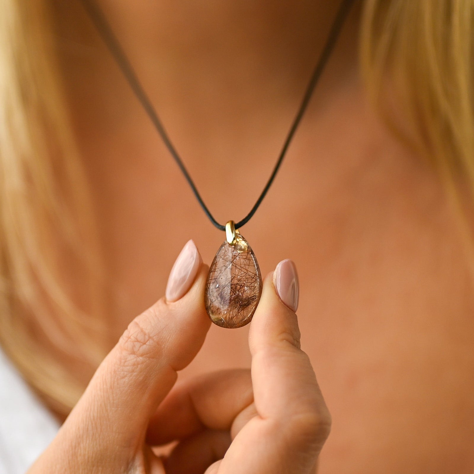 Quartz Rutile Pendentif
