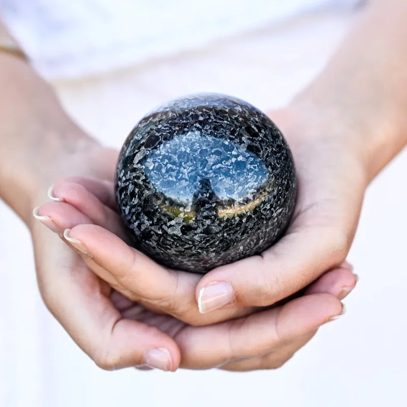 Quartz Tourmaline sphère