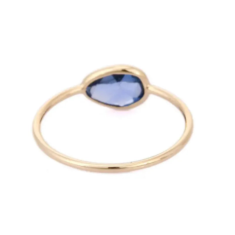 Saphir Bleu Bague