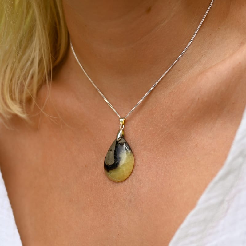 Septaria Pendentif | Univers Minéral