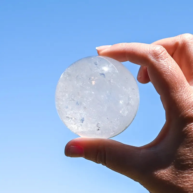 Sphère cristal de roche