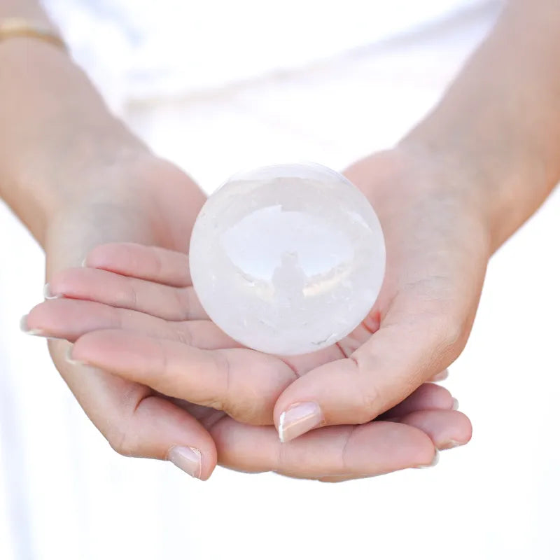 Sphère cristal de roche