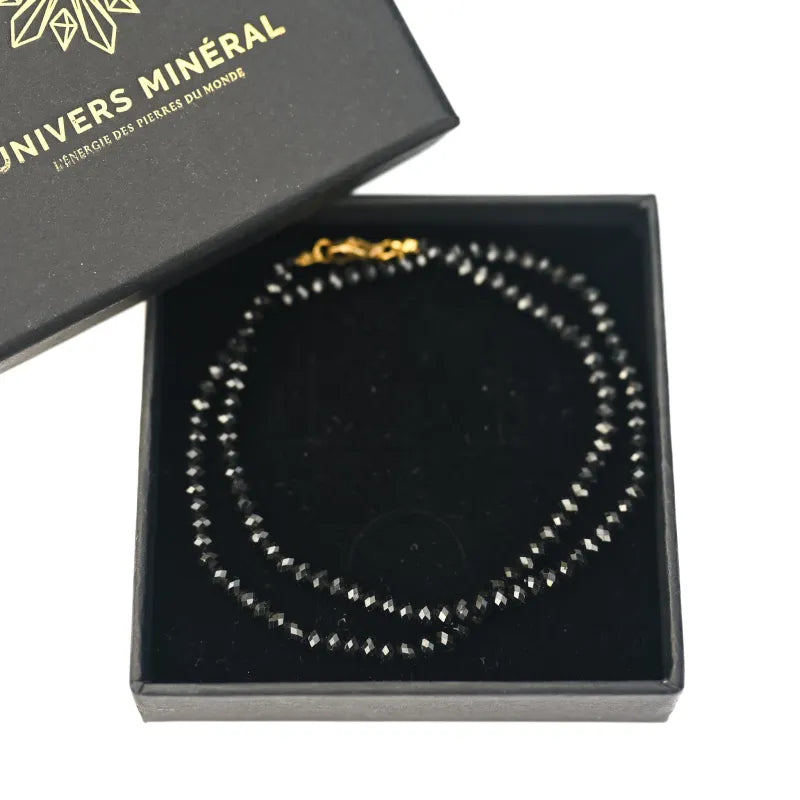 Spinelle Noir - Collier