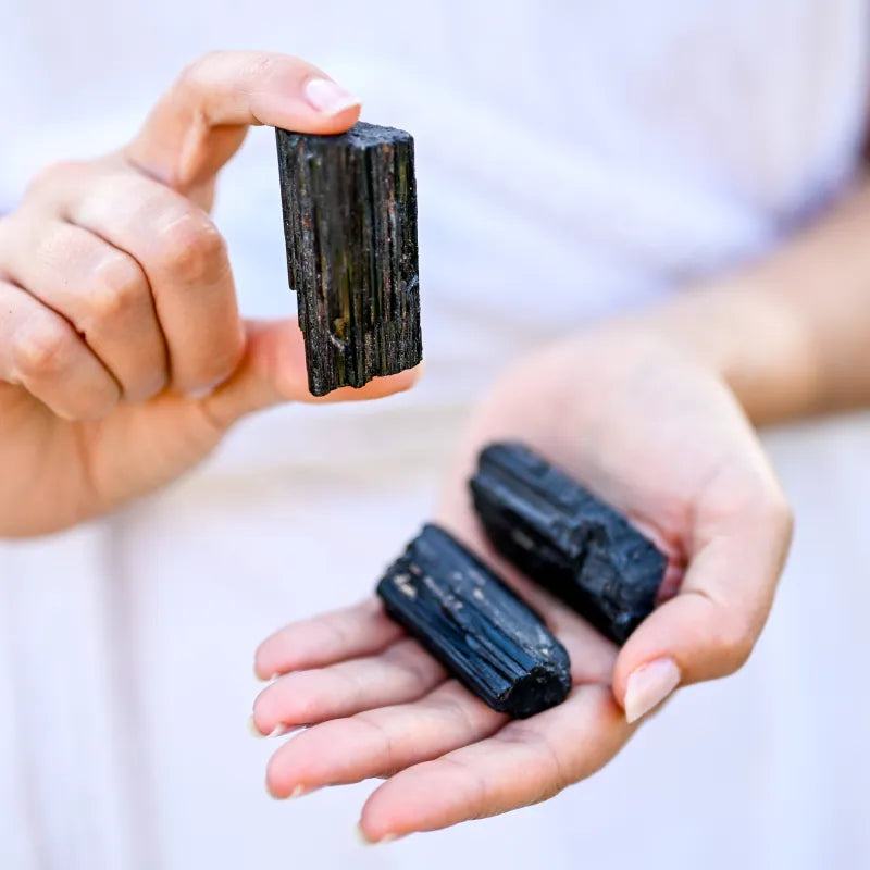 Tourmaline noire brute