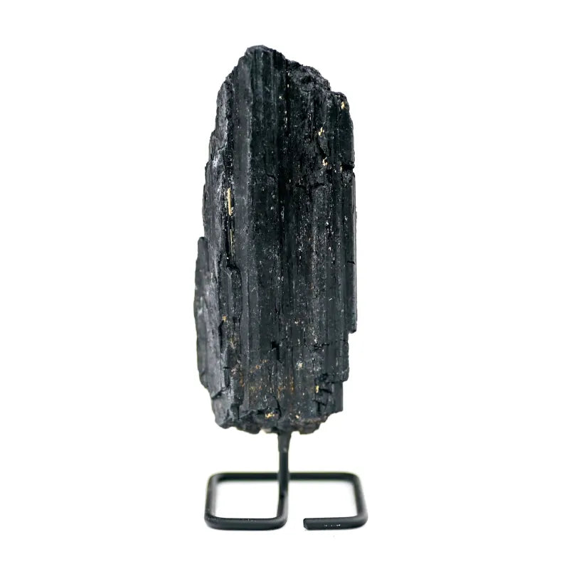 Tourmaline noire sur socle