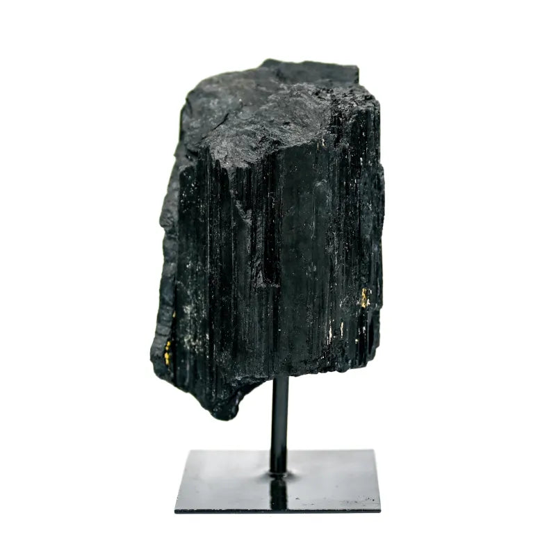 Tourmaline noire sur socle