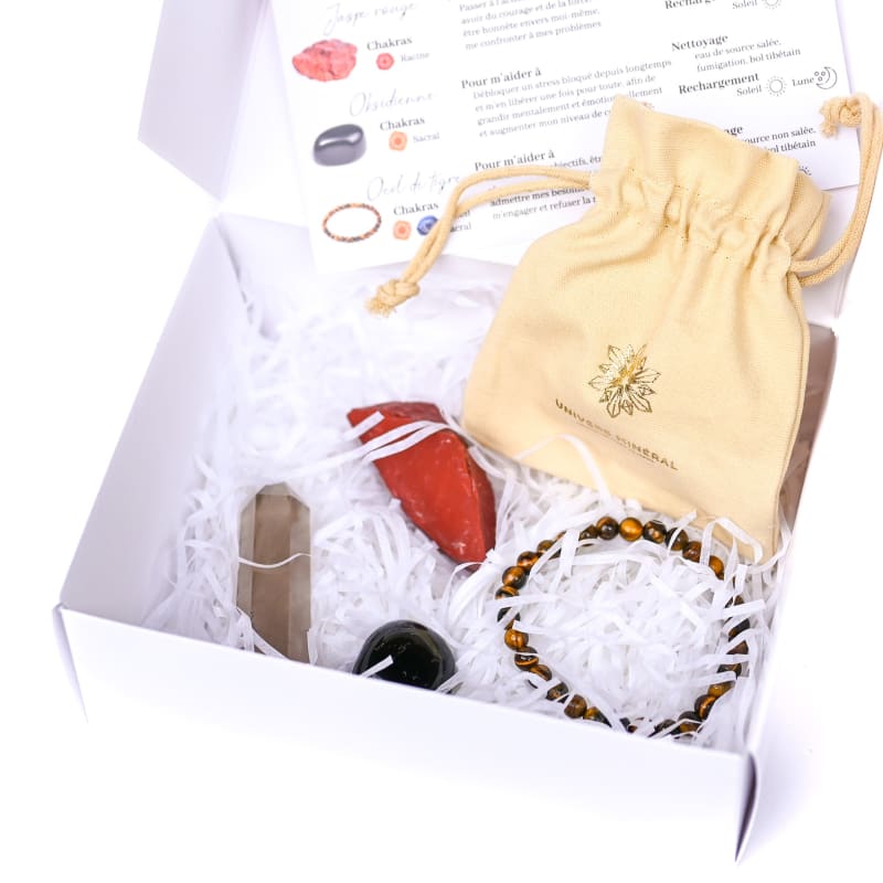 Action et Réussite - Coffret lithothérapie | Univers Minéral