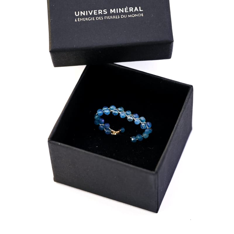 Apatite Bleue Bague | Univers Minéral