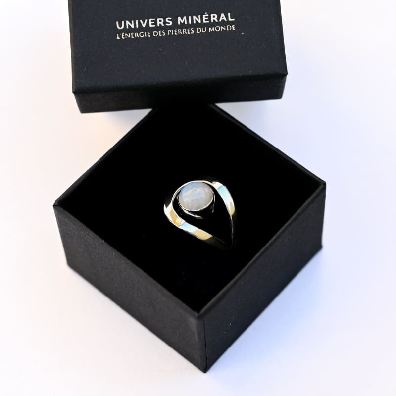 Bague Argent et Pierre de Lune | Univers Minéral