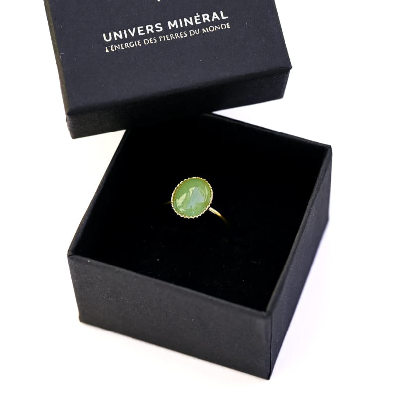 Bague Aventurine Cabochon | Univers Minéral