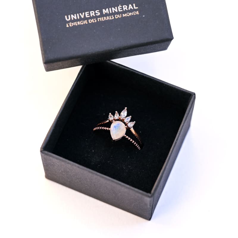 Bague de fiançailles Pierre de Lune | Univers Minéral