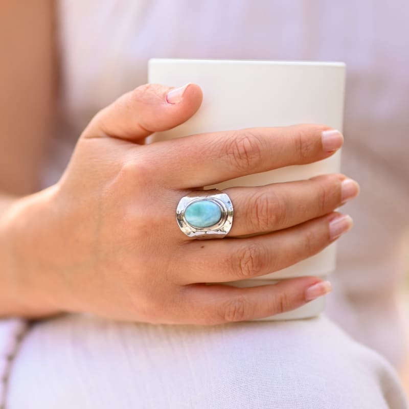 Bague Larimar | Univers Minéral