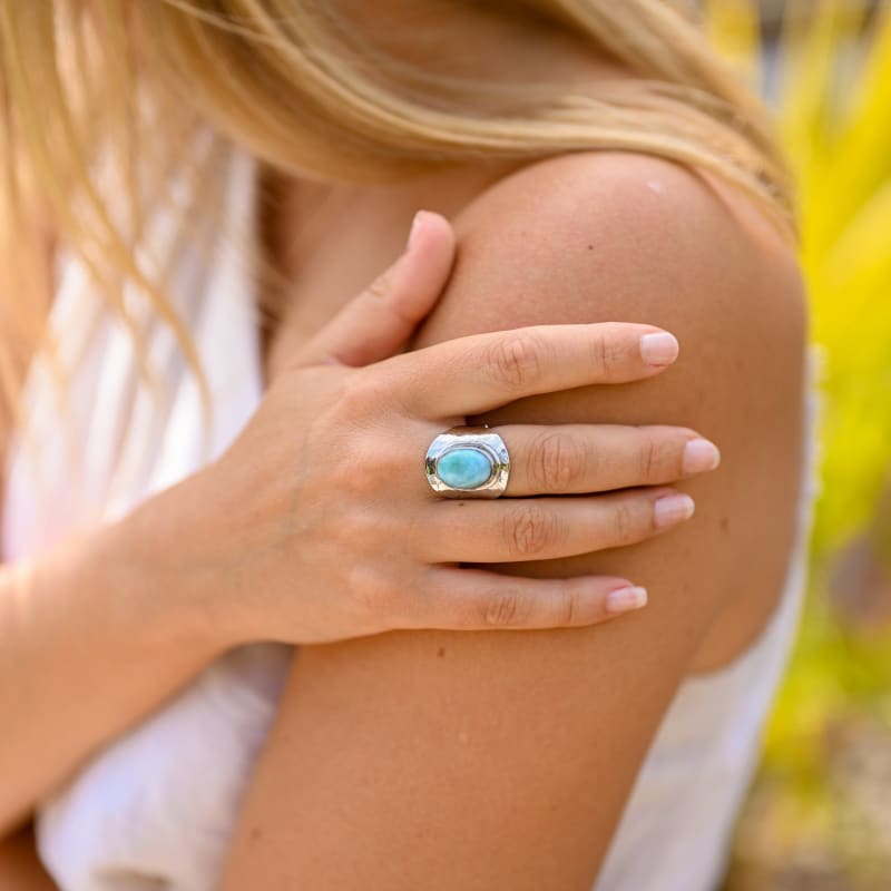 Bague Larimar | Univers Minéral