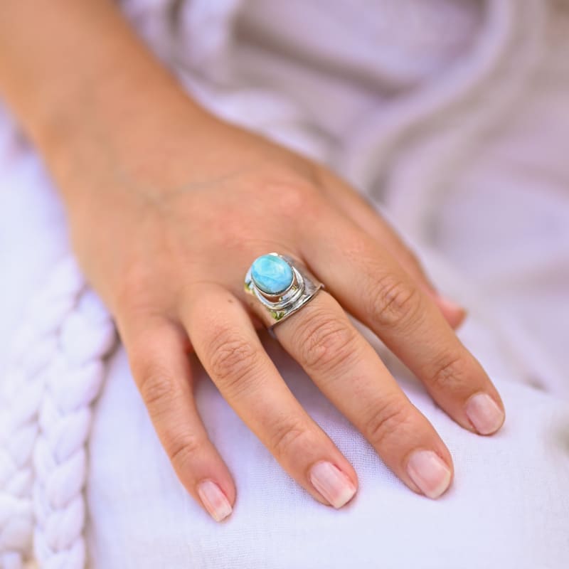 Bague Larimar | Univers Minéral