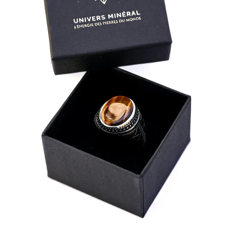 Bague Oeil de Tigre Homme | Univers Minéral