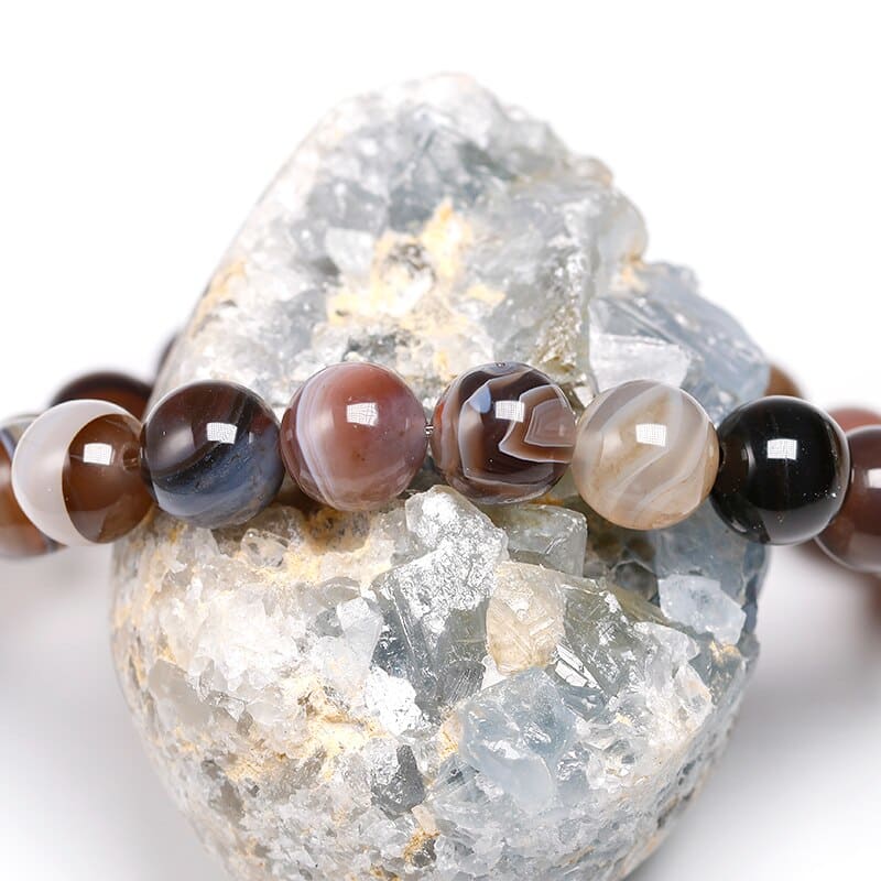 Bracelet Agate du Botswana | Univers Minéral