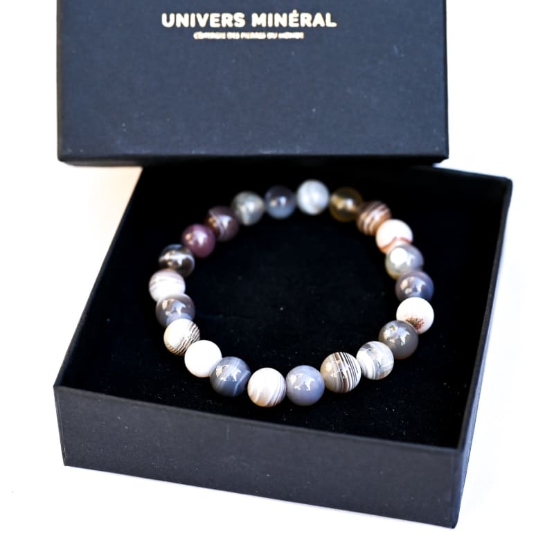 Bracelet Agate du Botswana | Univers Minéral
