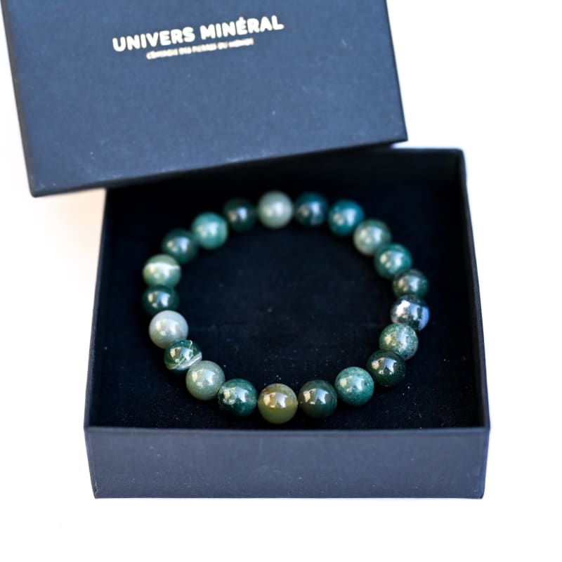 Bracelet Agate mousse | Univers Minéral