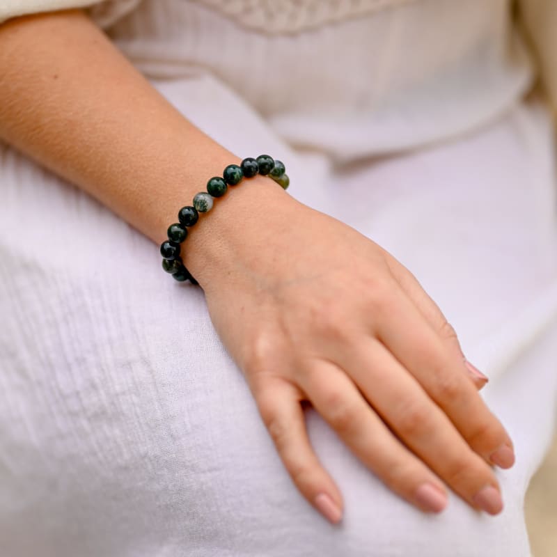 Bracelet Agate mousse | Univers Minéral