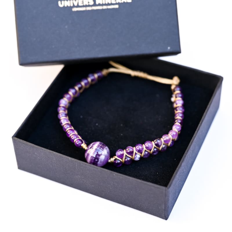 Bracelet Améthyste Vertus | Univers Minéral