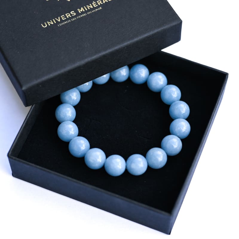 Bracelet Angélite 10mm | Univers Minéral