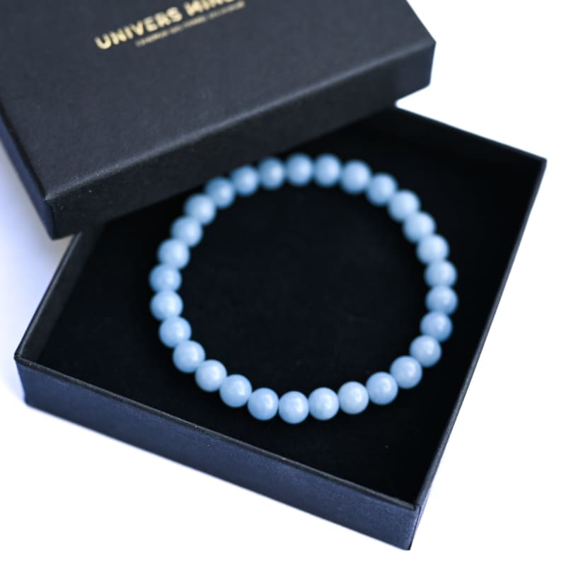 Bracelet Angélite 6mm | Univers Minéral