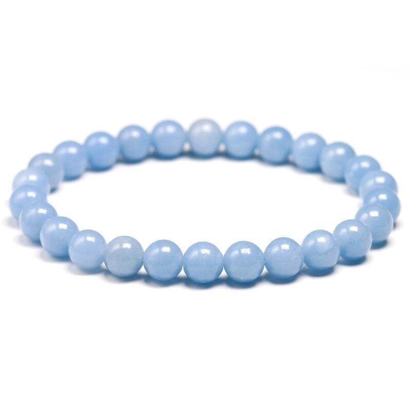 Bracelet Angélite 8mm | Univers Minéral