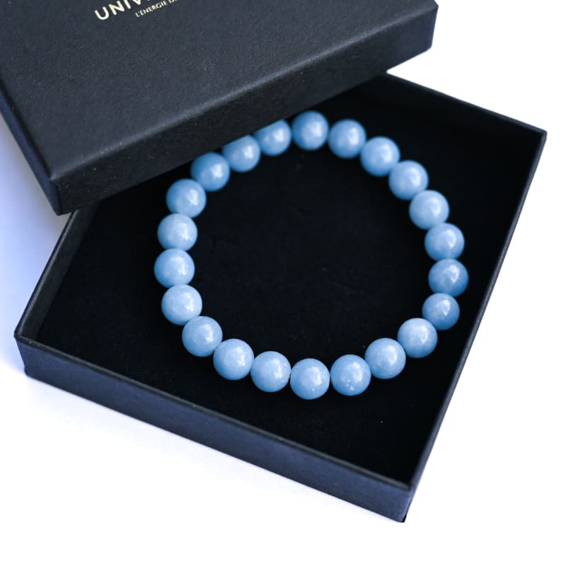 Bracelet Angélite 8mm | Univers Minéral