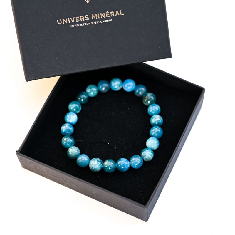 Bracelet Apatite Bleue 8mm | Univers Minéral