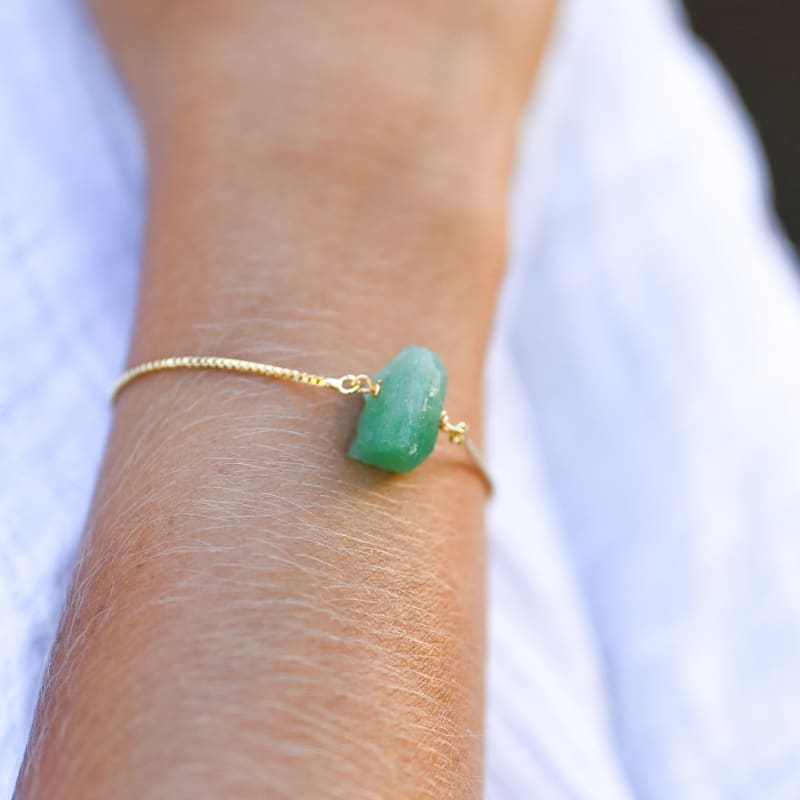 Bracelet Aventurine brute | Univers Minéral