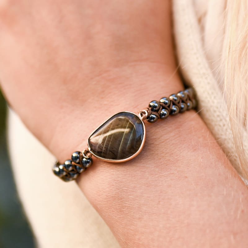 Bracelet en Labradorite | Univers Minéral