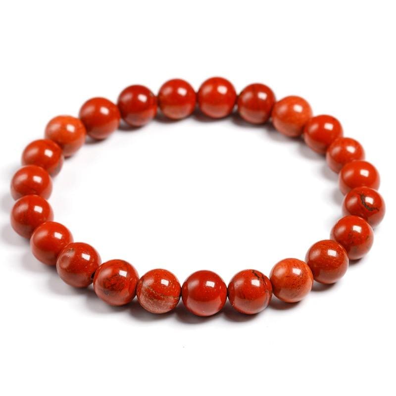 Bracelet Jaspe Rouge 8mm | Univers Minéral