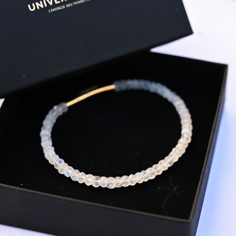 Bracelet Labradorite Blanche | Univers Minéral