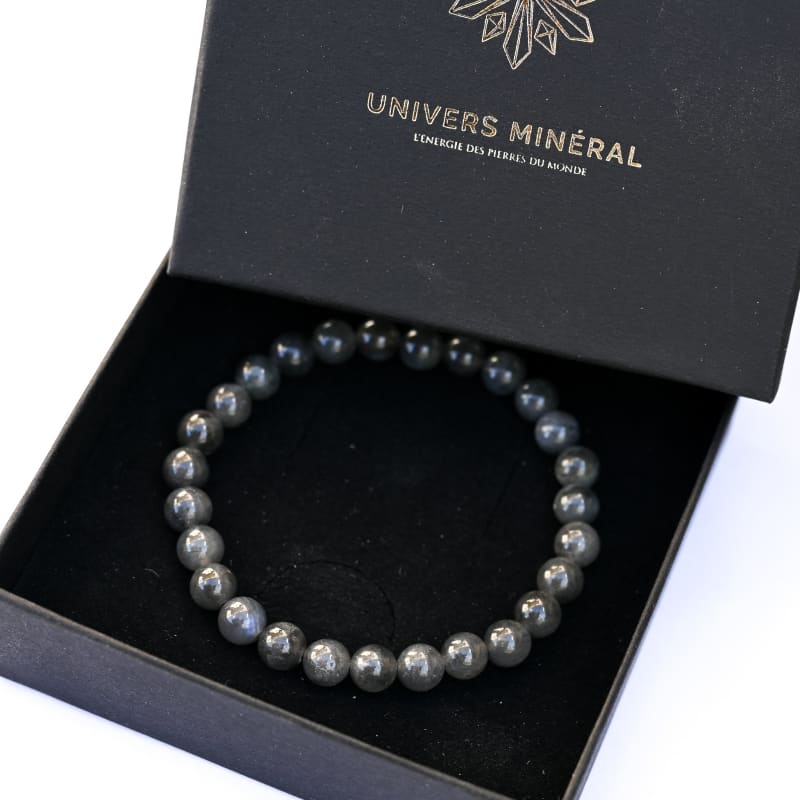 Bracelet Labradorite véritable 6mm | Univers Minéral