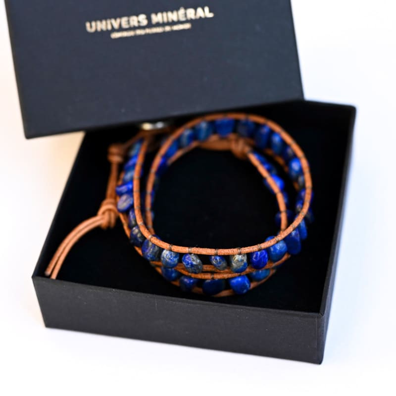 Bracelet lapis Lazuli Bohème style | Univers Minéral