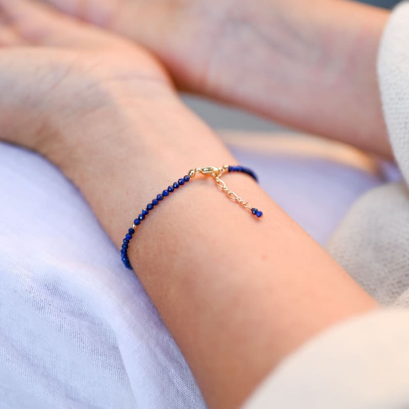 Bracelet lapis Lazuli Fines perles | Univers Minéral