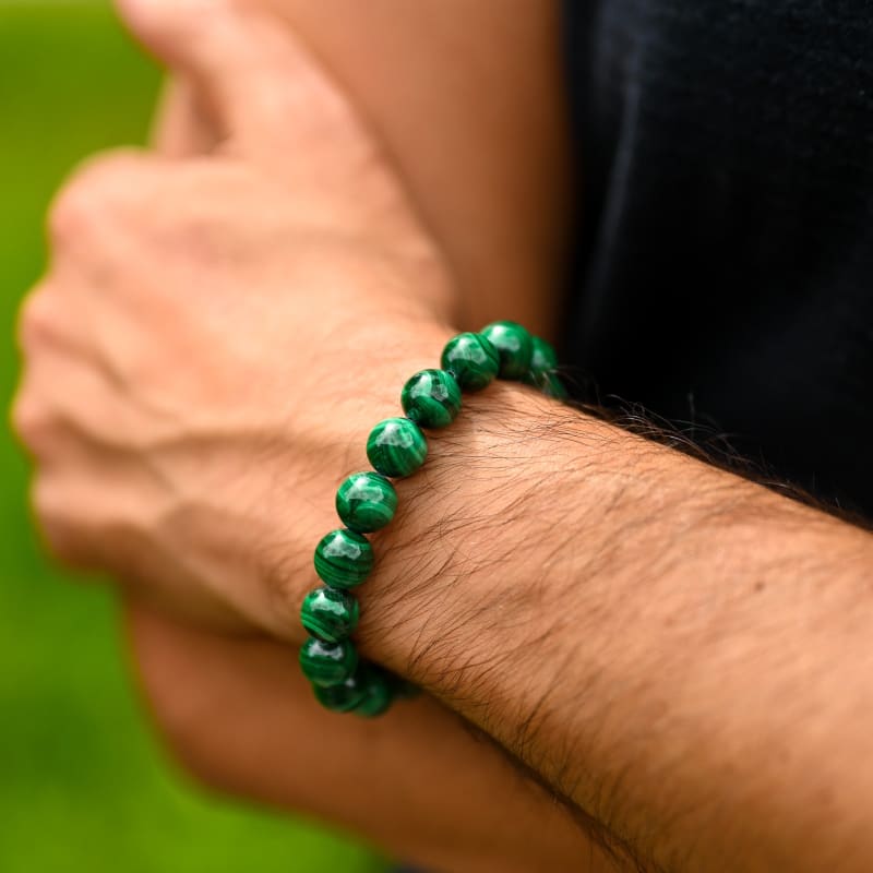 Bracelet Malachite 10mm | Univers Minéral
