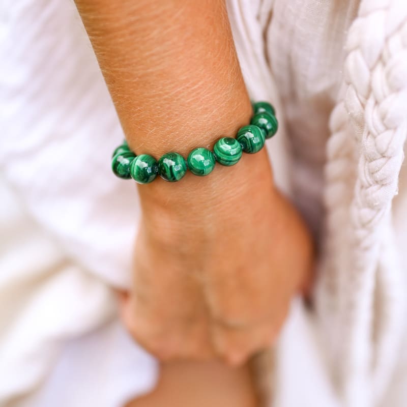 Bracelet Malachite 10mm | Univers Minéral