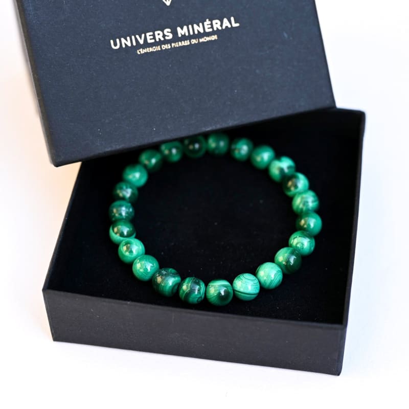 Bracelet Malachite 8mm | Univers Minéral