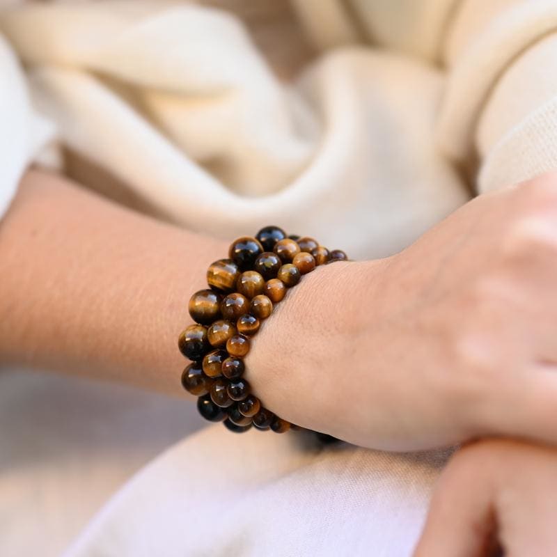 Bracelet Oeil de Tigre 10mm | Univers Minéral