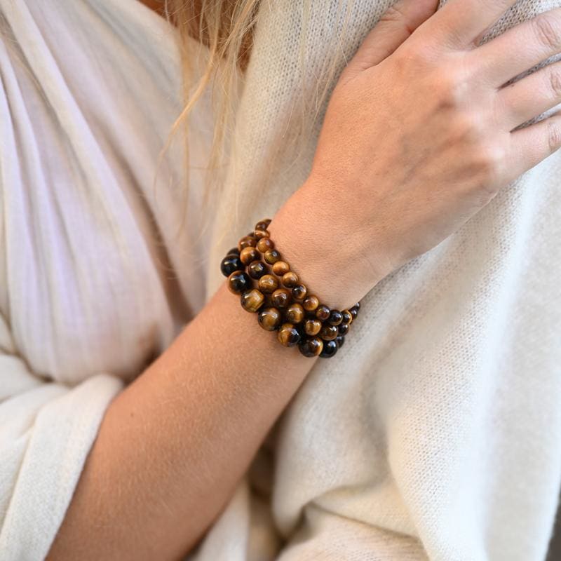 Bracelet Oeil de Tigre 10mm | Univers Minéral