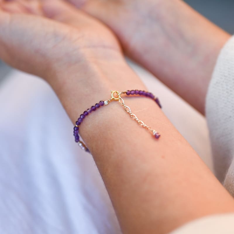 Bracelet Pierre Améthyste | Univers Minéral