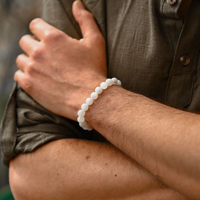 Bracelet Pierre de lune véritable | Univers Minéral